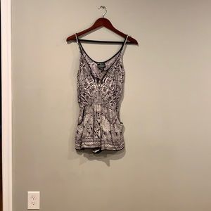Short tribal romper